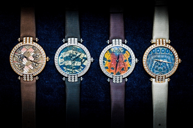 Harry Winston Premier Precious Butterfly watches are available in select Harry Winston salons worldwide. Photo courtesy Harry Winston.