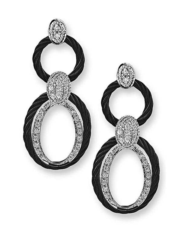 Charriol Celtic Noir Diamond Earrings, $2,395. Nordstrom.com. 