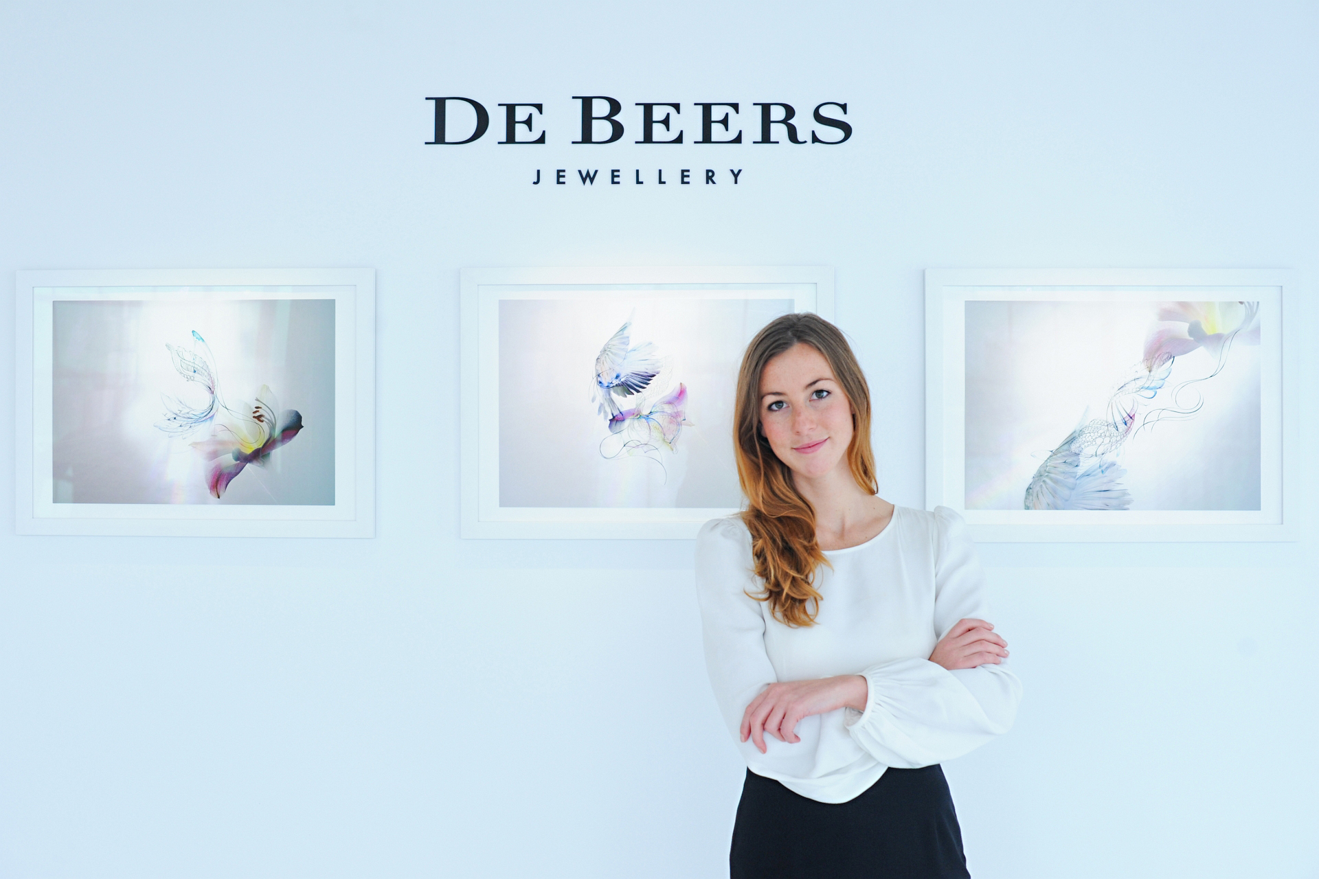 Hollie Bonneville-Barden, 27, a designer for De Beers Diamond Jewellers, has just completed Imaginary Nature, her first complete jewelry collection, for the company. 