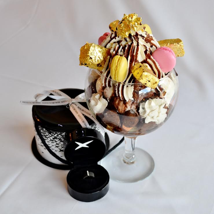 The Mauboussin Mega Sundae may be the world’s most expensive sundae. Photo courtesy Bagatelle.