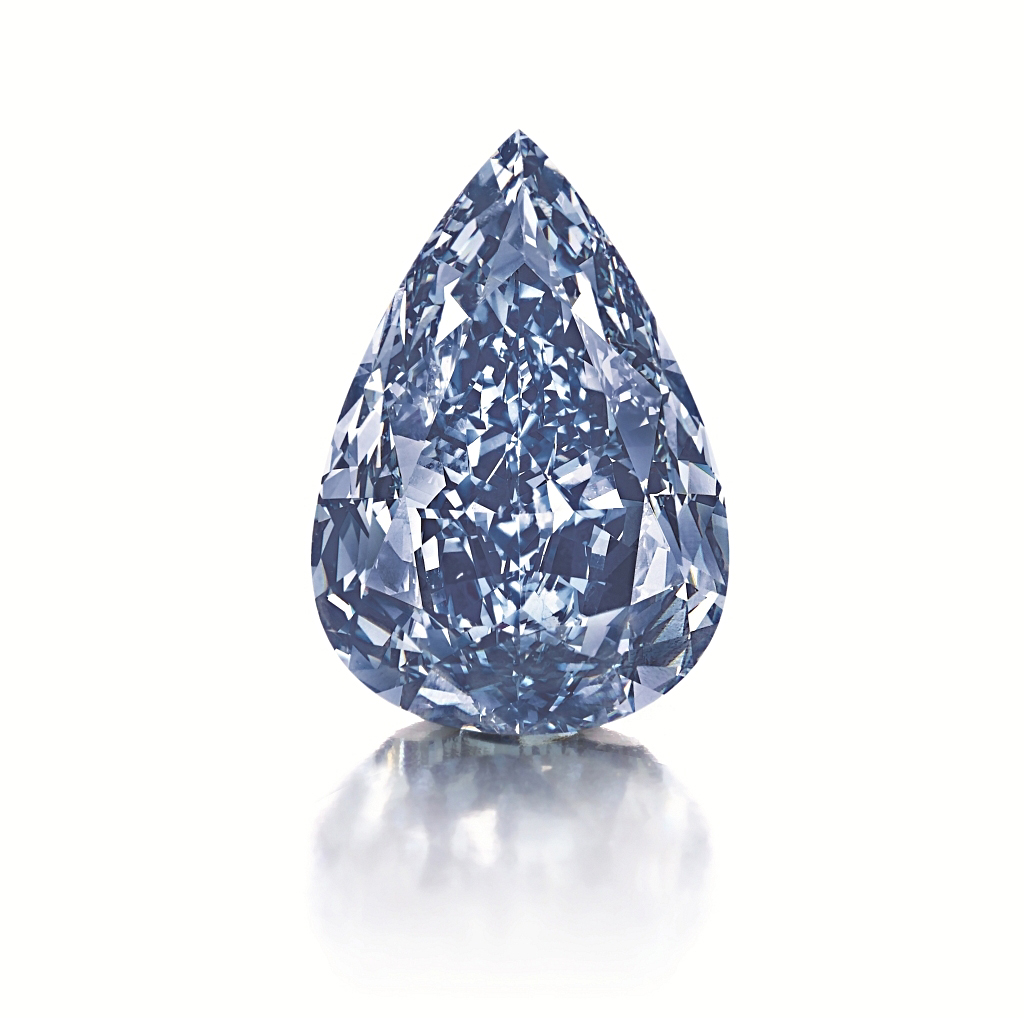 This Fancy Vivid blue diamond was the top seller at Christie’s Magnificent Jewels sale. Credit: Christie’s Images Ltd. 2014.