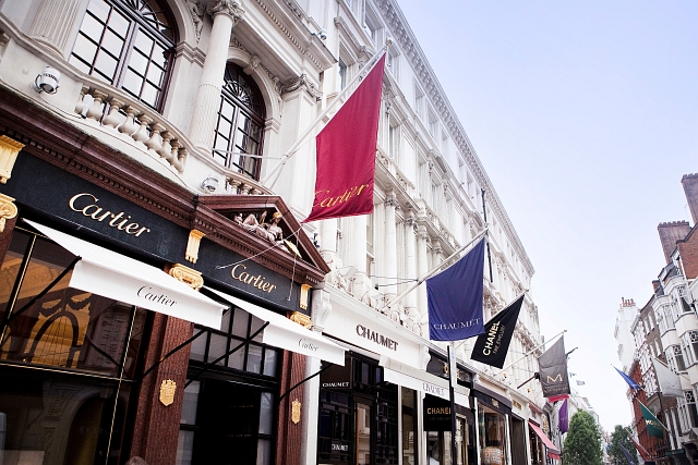 Bond Street is London's best-known high-luxury shopping destination.