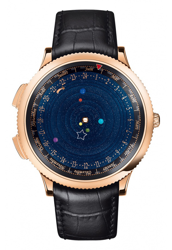The Midnight Planetarium timepiece is in tune with Van Cleef & Arpels' most cherished sources of inspiration: planets and constellations.
