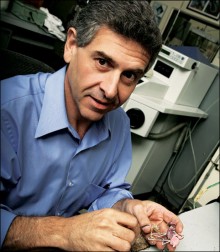 Ricardo Basta at work in his studio.