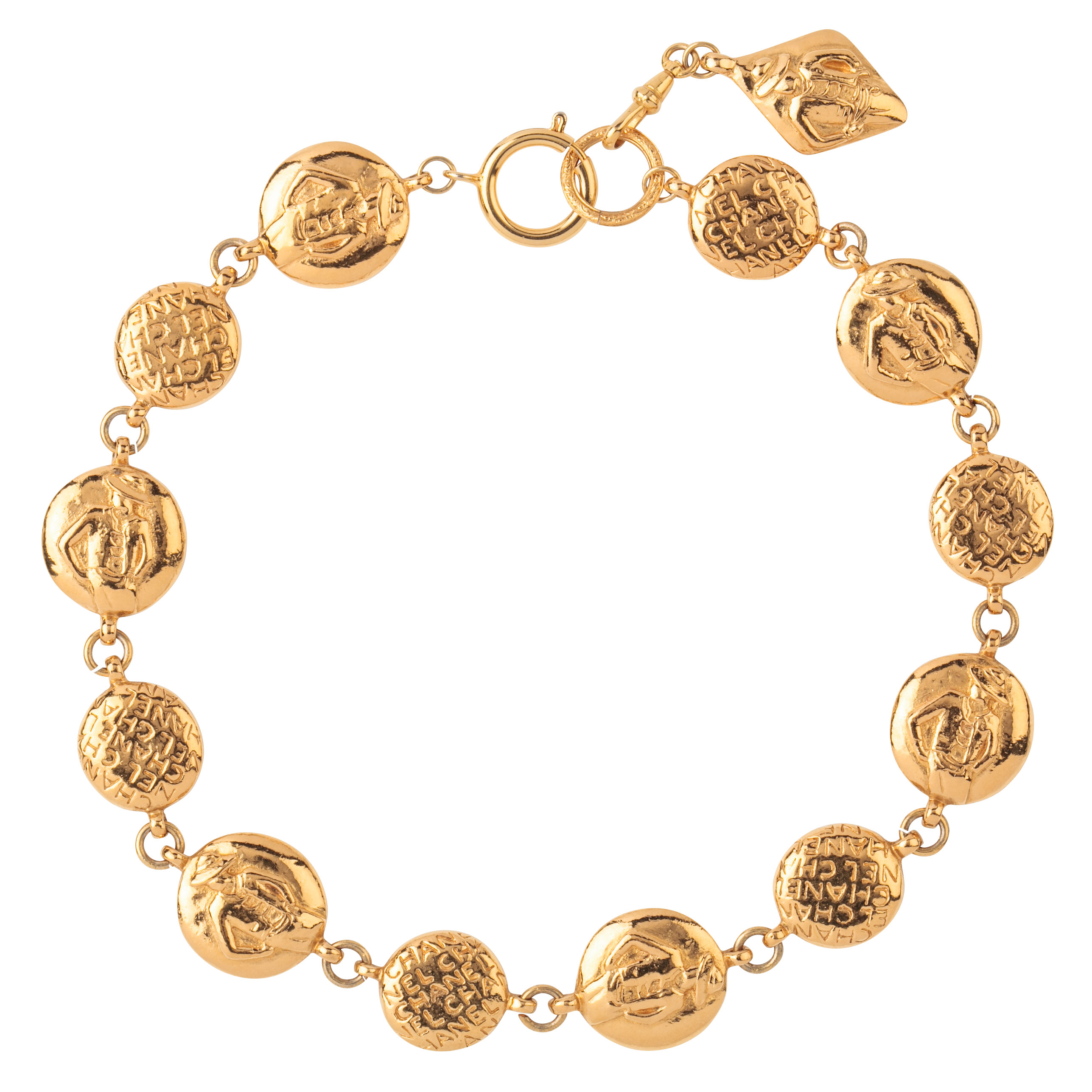 This 1980s Chanel gold coin necklace is available at Fortnum & Mason. Photo courtesy Susan Caplan.