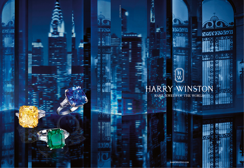 Harry Winston’s advertising campaign will include new and traditional designs. Image courtesy Harry Winston.