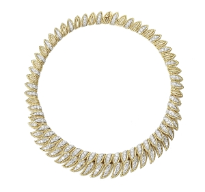 Approximately 9.4 carats of diamonds make this Van Cleef & Arpels necklace a showstopper.