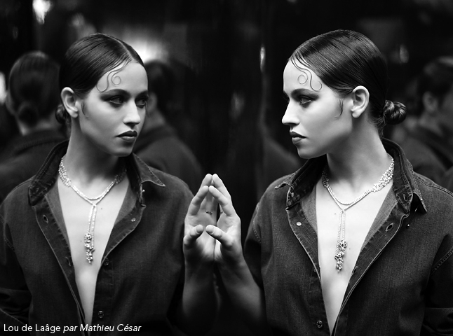 Lou de Laage is one of this year’s nominees for Best Young Actress for her role in Respire (Breathe). Photo: Iconoclastimage/Mathieu Ceasar Ceasar and the Academy of Chaumet.