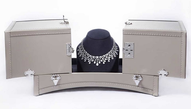 Moynat’s trunk for Chaumet took more than 500 hours to create. Photo courtesy Moynat.