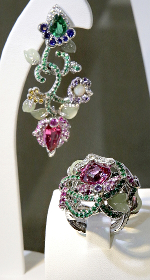 The beauty of nature is captivatingly explored in Fabergé's Secret Garden collection. 