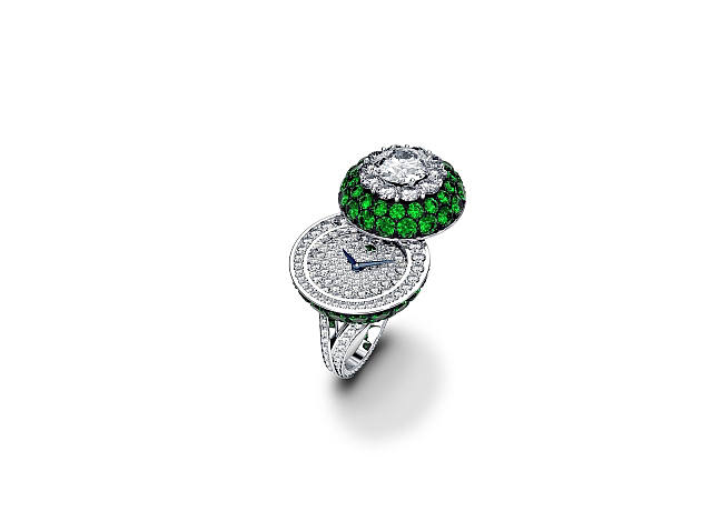 Graff's Halo secret ring watch is not your average jewel. Photo courtesy Graff Diamonds. 