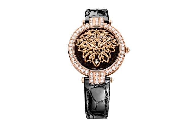 The Premier Shinde Automatic is made up of 186 components. Photo courtesy Harry Winston.