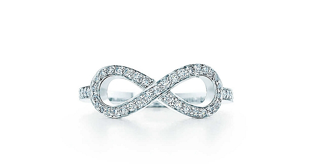The Tiffany Infinity ring symbolizes the eternal power of love. Photo courtesy Tiffany & Co. 