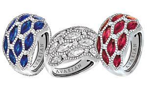 Avakian’s Acqua rings launched in Cannes, inspired by the water of the Riviera.