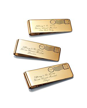These 18K gold Postage Money Clips sell for $3,500 and are only available at Dover Street Market (New York, London, Tokyo).