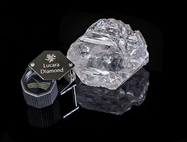 The November 16 find is the largest diamond recovered in a century. Photo courtesy Lucara. 