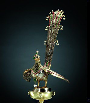 Huma bird from the canopy of Tipu Sultan's throne. Mysore c. 1787 - 93. The Royal Collection Trust. Credit: Her Majesty Queen Elizabeth II 2015. 