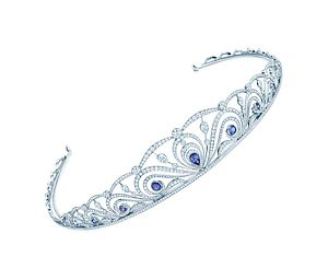 Tiffany has included Montana sapphires in this Hues of Blue tiara. Photo courtesy Tiffany & Co.