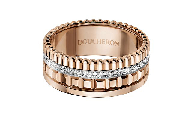 Boucheron describes its Quatre Radiant Edition line as an ode to light. Photos courtesy Boucheron. 