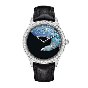 The handmade, colorful Midnight Constellation Aquila shines with roughly 120 diamonds.