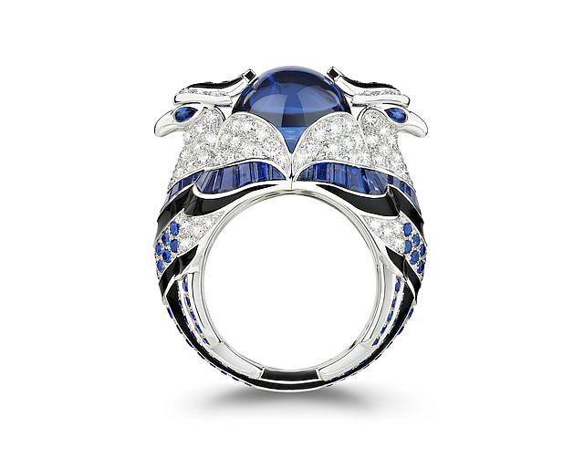 Swans, swallows, cockatoos, and hummingbirds have all previously played muse to Boucheron — but the new Chinha ring marks the first time the eagle has been immortalized by the designer. Photos courtesy Boucheron. 